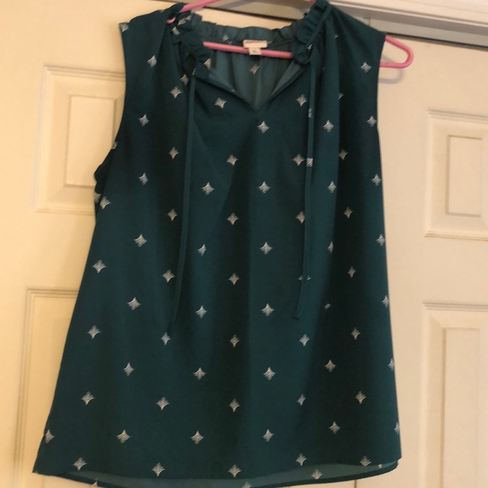 Woman’s sleeveless blouse